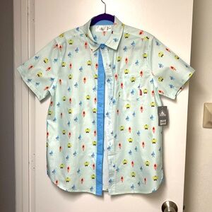 NWT Disney Marvel Avengers Men’s Button Down Size Medium